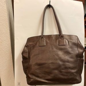 HOBO Bags /HOBO International Brown Leather Large Shoulder Tote Bag - Preowned